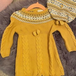 Baby Cable Sweater Dress